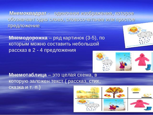 «Использование мнемотехники в развитии речи дошкольников» (выступление на МО)  