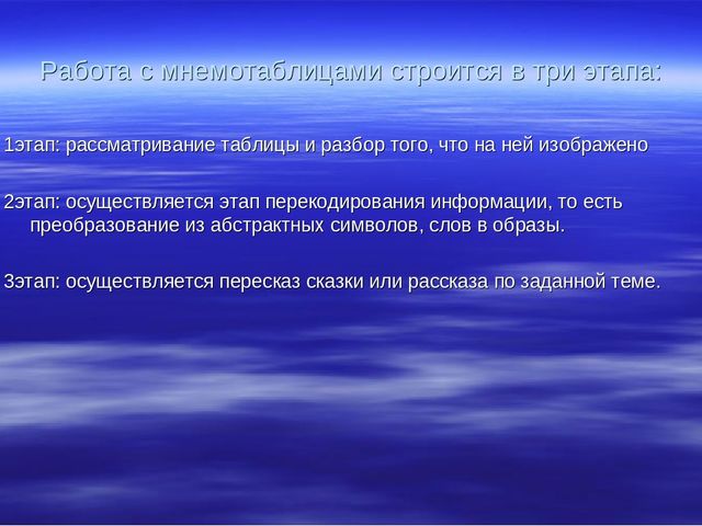 «Использование мнемотехники в развитии речи дошкольников» (выступление на МО)  