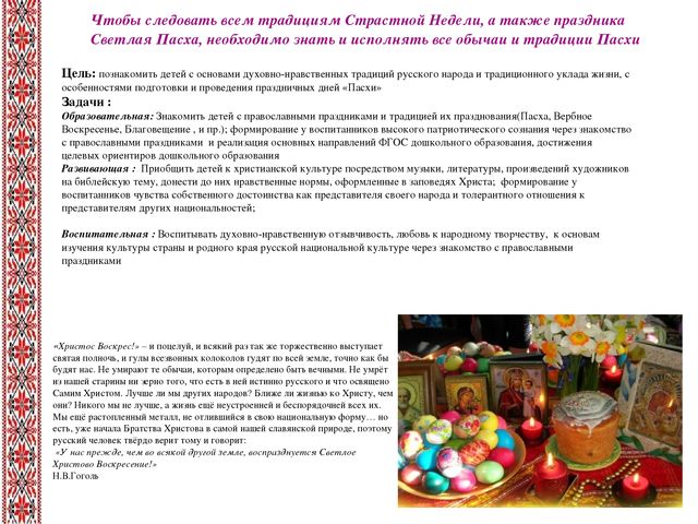 Презентация к проекту «Пасха – Светлое Воскресенье Господне».