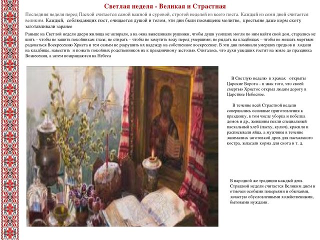 Презентация к проекту «Пасха – Светлое Воскресенье Господне».