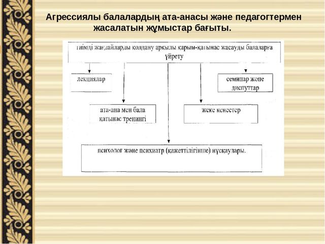 Баяндама "Мектеп жасына дейінгі балалардың агрессиялы психологиялық дамуы"