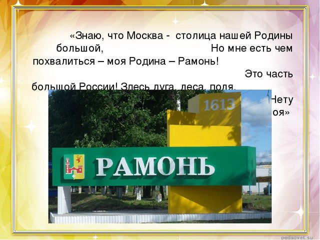 Проект "Есть городок под Воронежем"