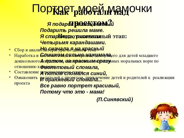 Презентация проекта "Мама - это кто?"