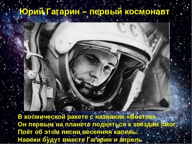 Презентация "Земля в ладонях" Космонавтике посвящается...