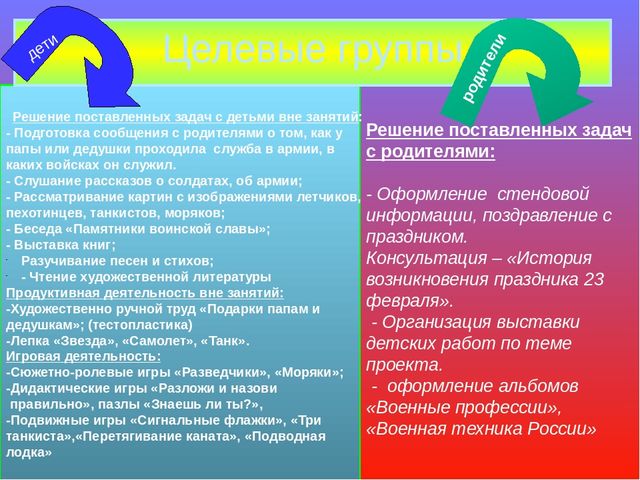 Презентация - проект "23 февраля"