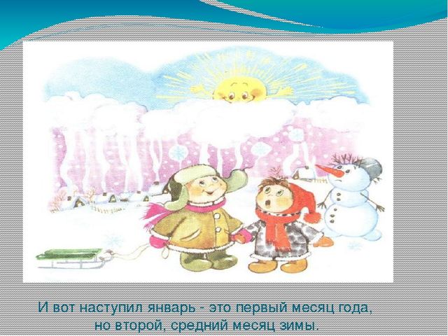 Презентация на тему: "Зима" в рамках образовательной области «Познавательное развитие»