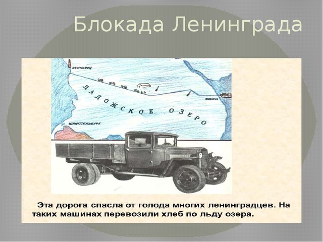 Презентация "Блокада" для старшего дошкольного возраста