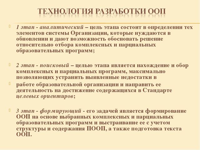 "Образовательне программы дошкольного образования"