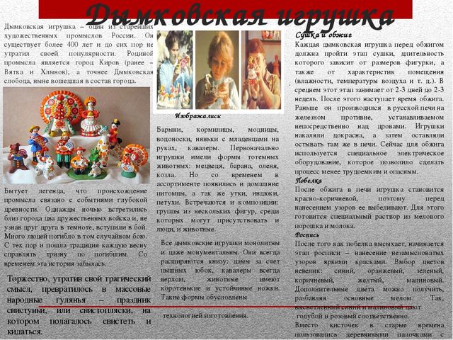 Газета для родителей "Знакомим дошкольника с глиняной игрушкой"
