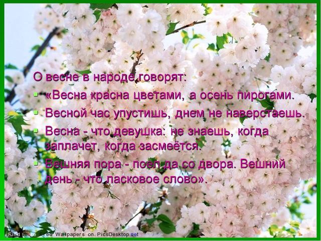Презентация по дошкольному образованию на тему "Весна-красна"