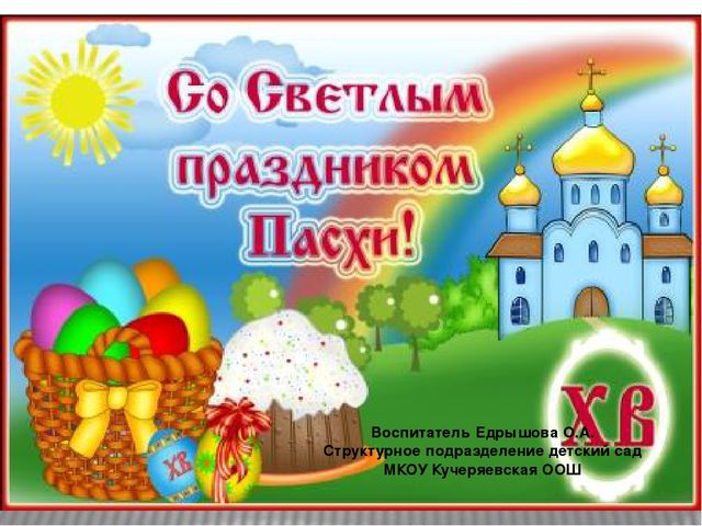 Презентация на тему "Пасха"