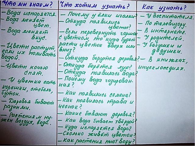 Из опыта работы по методу:"Трёх вопросов" С.Оберемок, воспитателя МБДОУ № 91 Ивановой Наталии Алексеевны