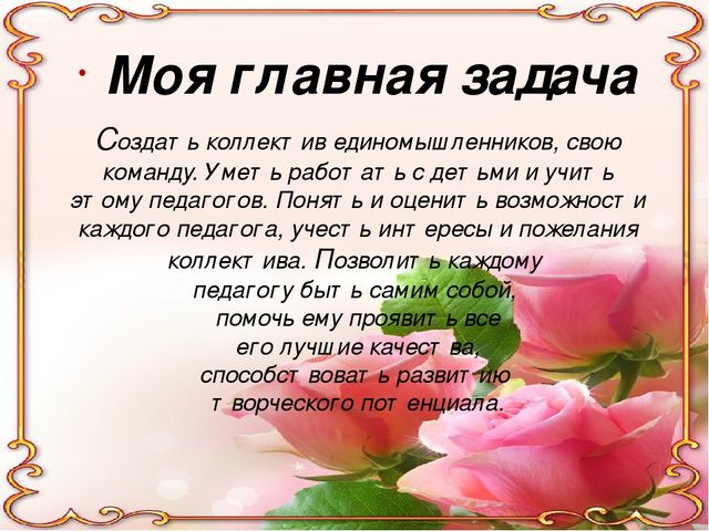 Портфолио старшего воспитателя МБДОУ детского сада №20 "Дюймовочка"