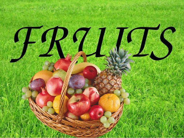 Презентация по английскому языку. Тема "Фрукты"