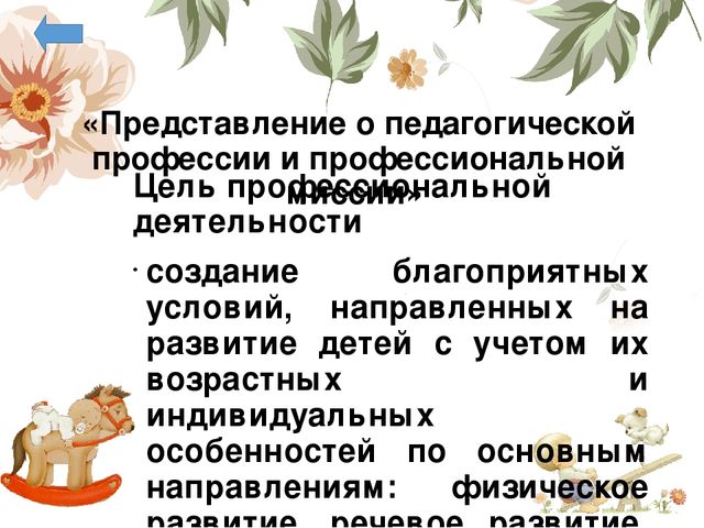 Портфолио воспитателя «Портфолио педагога- показатель результативности профессиональной деятельности»