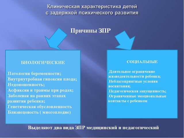 Дети с задержкой психического развития