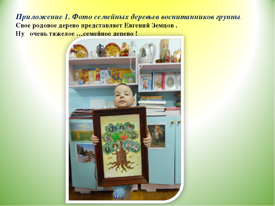 Презентация проекта "Моя семья"