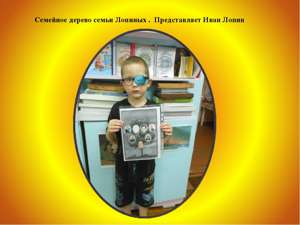 Презентация проекта "Моя семья"