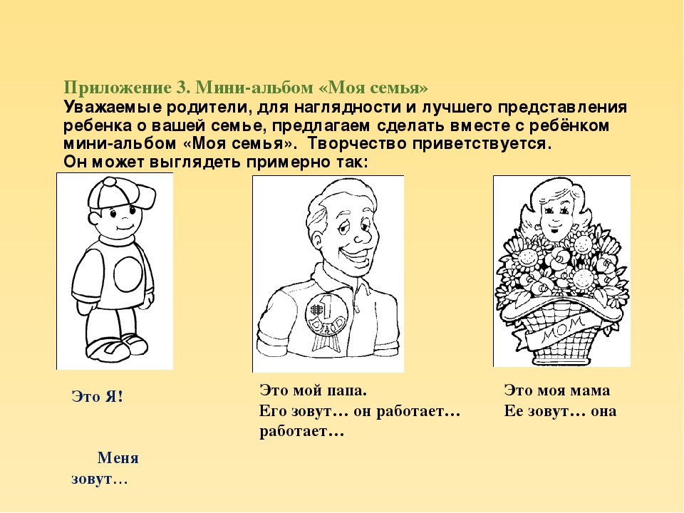 Презентация проекта "Моя семья"