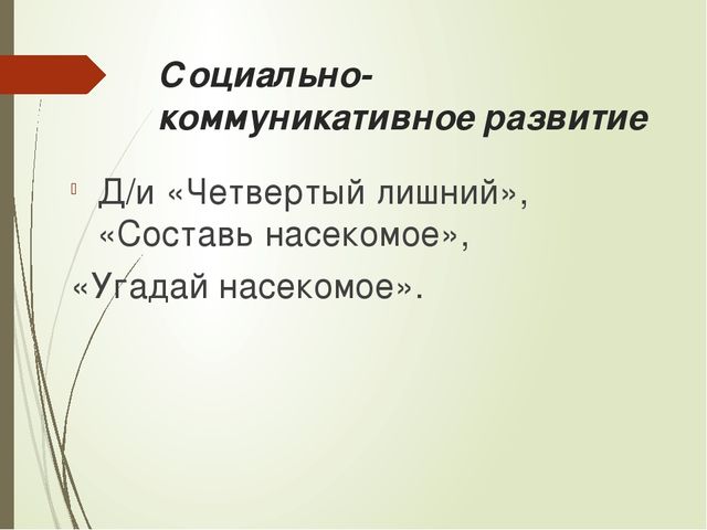 Презентация к проекту "Мир насекомых" для старших дошкольников