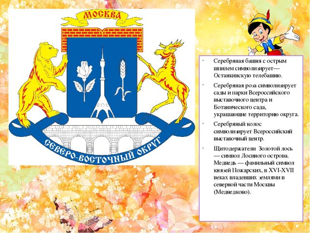 Презентация по ознакомлению с окружающим на тему "Округа Москвы"