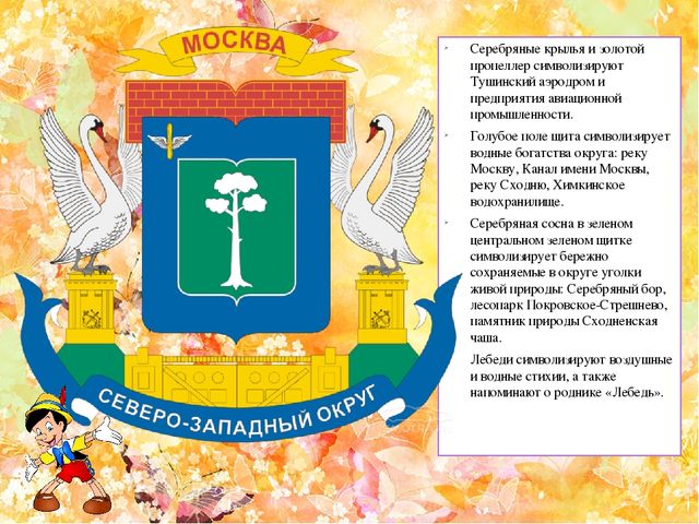 Презентация по ознакомлению с окружающим на тему "Округа Москвы"