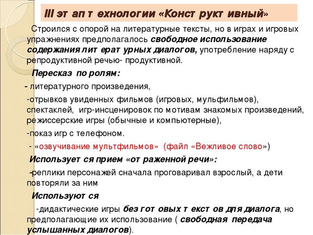 Презентация " Игровая технология развития диалогической речи дошкольников (О.А. Бизикова, Н.С. Малетина)"