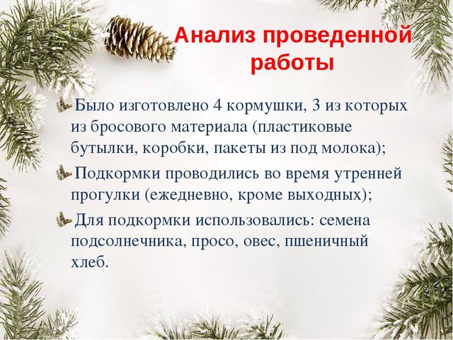Презентация "Покормите птиц зимой"