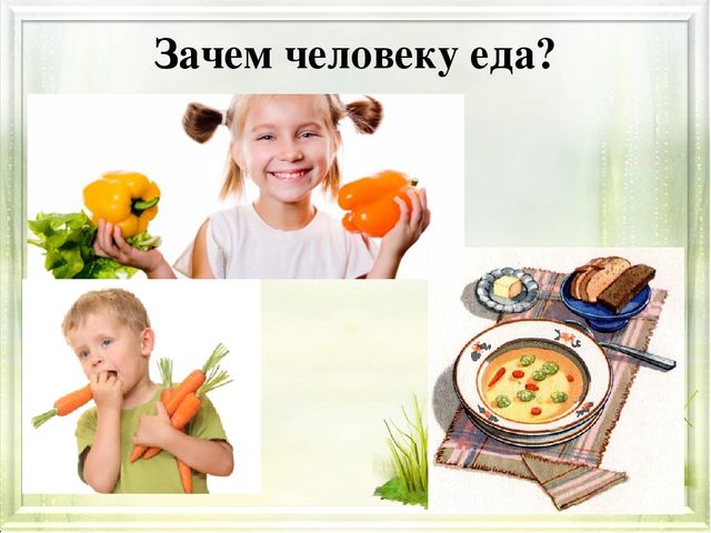 Презентация для детей дошкольного возраста о правильном питании "Будем правильно питаться!"