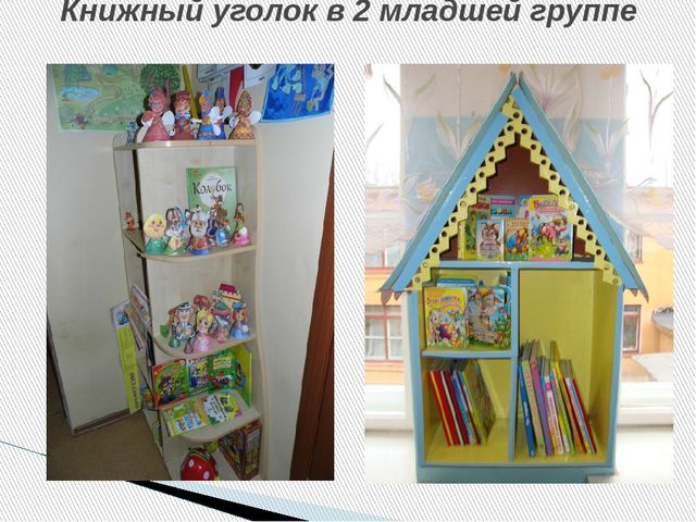 Эскиз оформления книжного уголка