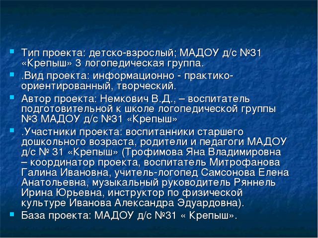 Презентация проекта "Безопасность в городе"