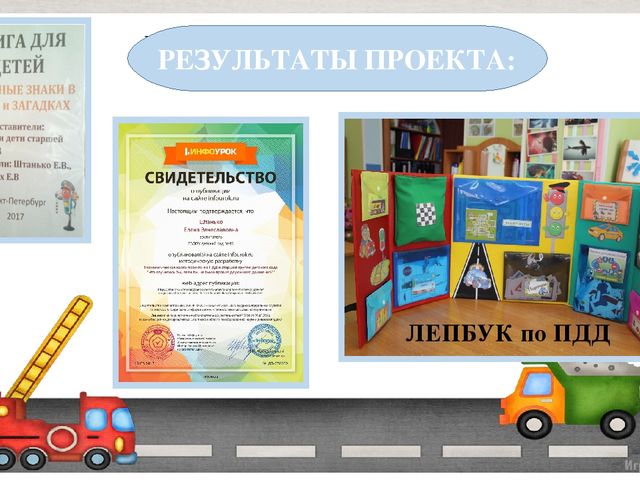 Презентация проекта по ПДД в старшей группе