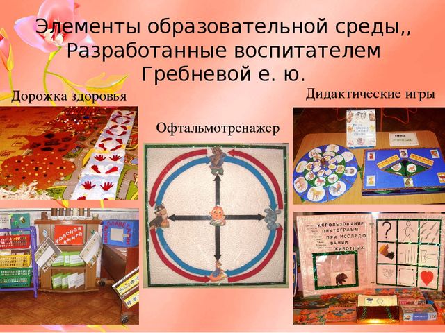 Презентация на тему: "Предметно - развивающая среда в средней группе в соответствии с ФГОС ДО"