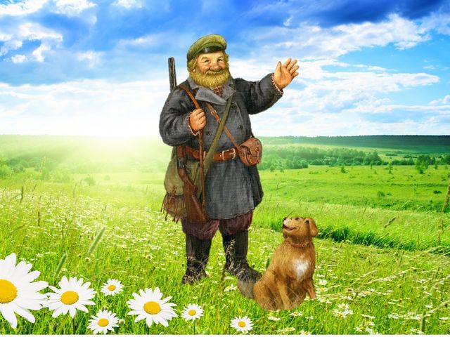 Презентация к ОД "Пересказ рассказа "Воробей" по И. С. Тургеневу"