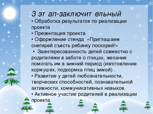 Презентация проекта "Покормите птиц зимой!"