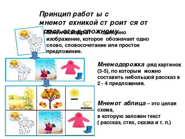 Развитие познавательных процессов дошкольника с помощью технологии мнемотаблицы ( символико – знаковая система)