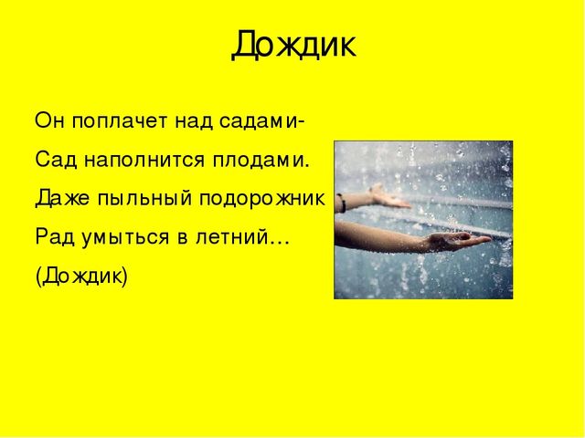 Презентация для средней группы детского сада на тему :"Загадки о лете"