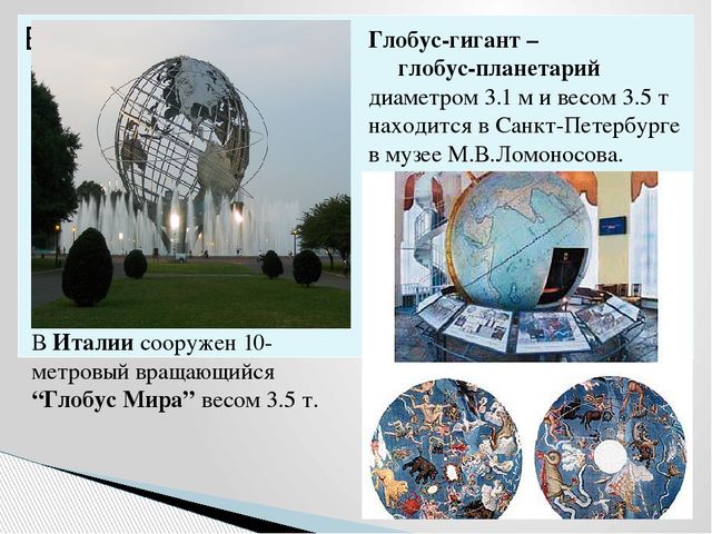 Презентация " Что такое глобус?"