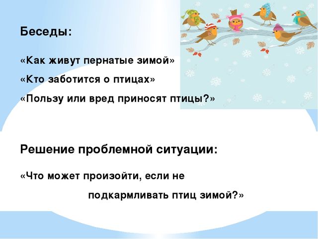 Проект "Птицы - наша друзья"