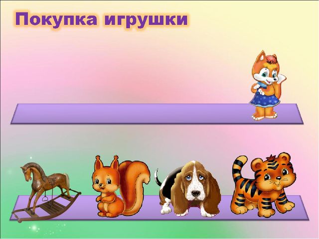 Презентация к занятию по ФЭМП "Магазин игрушек"