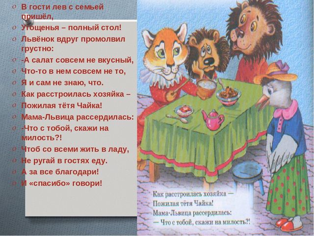 Презентация "Как вести себя в гостях"