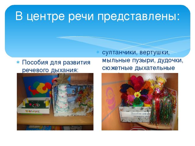 Презентация предметно развивающей среды