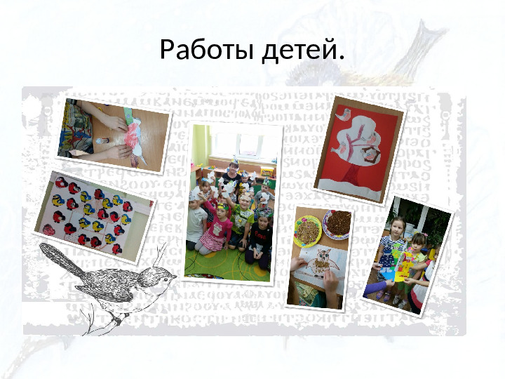 Опыт работы. Организация экологического проекта "Кормушка для пичужки".