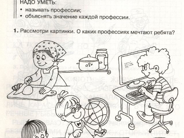 Презентация по окружающему миру "Я и общество. Профессии"
