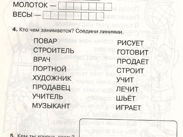 Презентация по окружающему миру "Я и общество. Профессии"