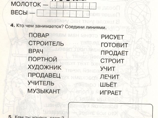 Презентация по окружающему миру "Я и общество. Профессии"