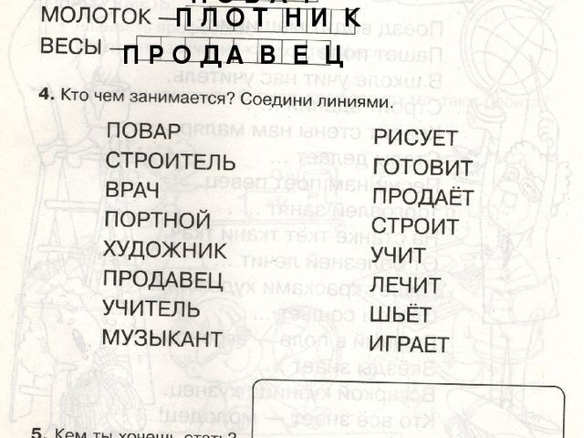 Презентация по окружающему миру "Я и общество. Профессии"