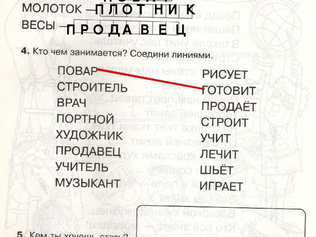 Презентация по окружающему миру "Я и общество. Профессии"