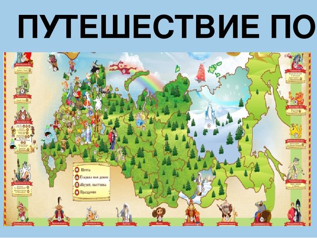 Патриотическое воспитание через познавательно-исследовательскую деятельность Презентация "Путешествие по карте".