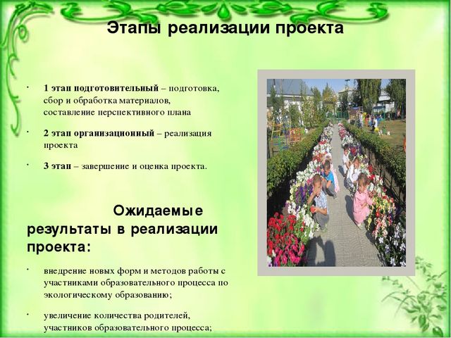 Презентация проекта "Цветочный калейдоскоп"